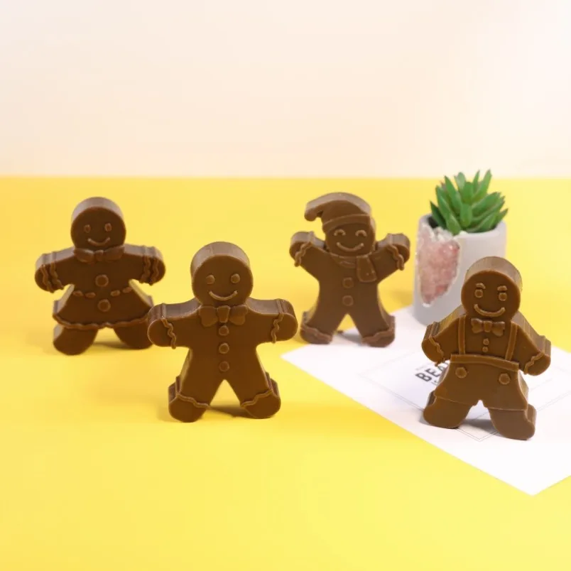 3D Smile Gingerbread Man Silic - Resin Craft Ideas ulasan dan harga