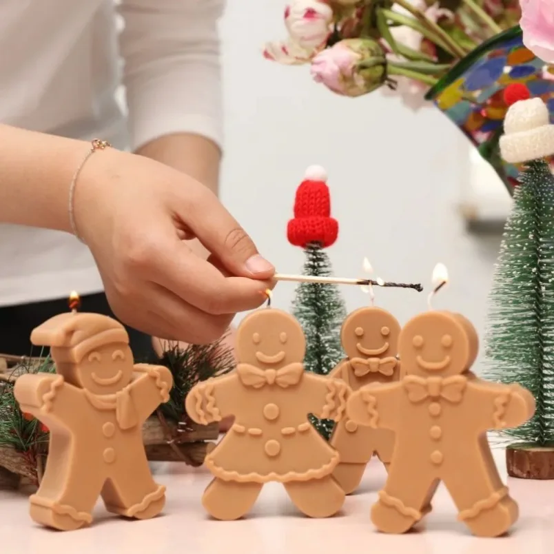 3D Smile Gingerbread Man Silic - Resin Craft Ideas ulasan dan harga