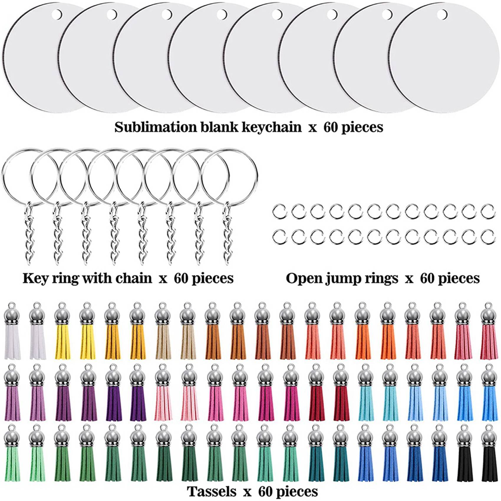 480 Pieces Sublimation Blanks  - Wood Ring Blank ulasan dan harga
