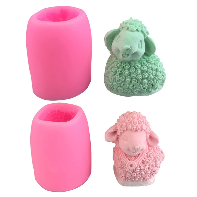 3D Sheep Silicone Candle Mold  - Resin Craft Ideas ulasan dan harga