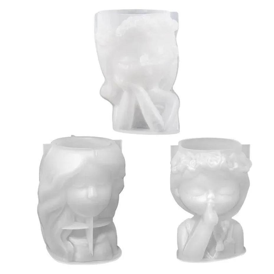 1 Pcs Silicone Mold 3D Cute Gi - Resin Craft Ideas ulasan dan harga