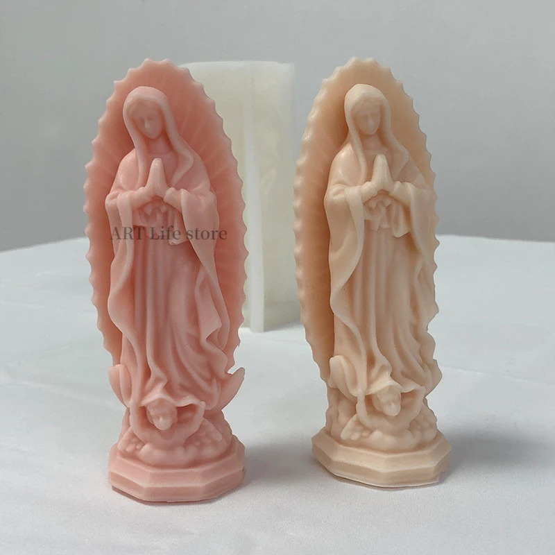 1 Pcs Virgin Mary Silicone Can - Resin Craft Ideas ulasan dan harga