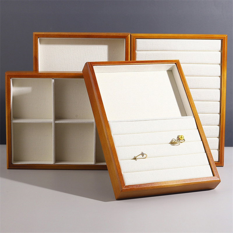 Vintage Jewelry Display Tray M - Wood Ring Blank ulasan dan harga