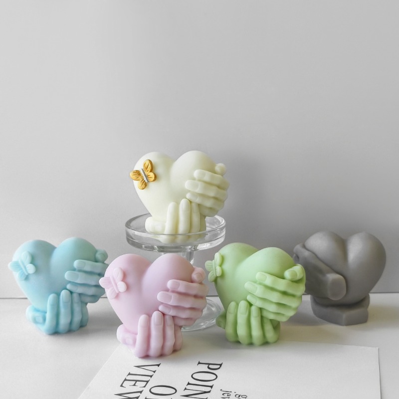 Hand Hold Love Silicone Candle - Resin Craft Ideas ulasan dan harga