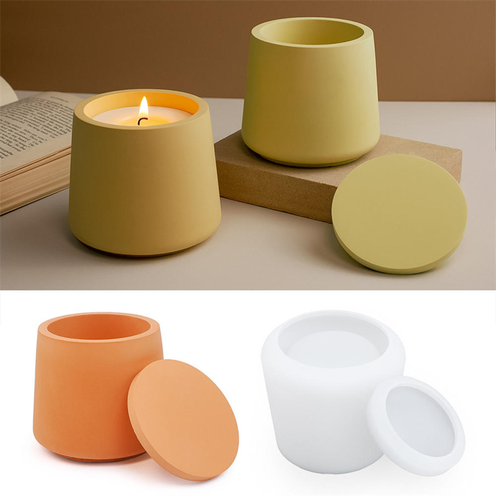 Candle Jar Silicone Mold With  - Resin Craft Ideas ulasan dan harga