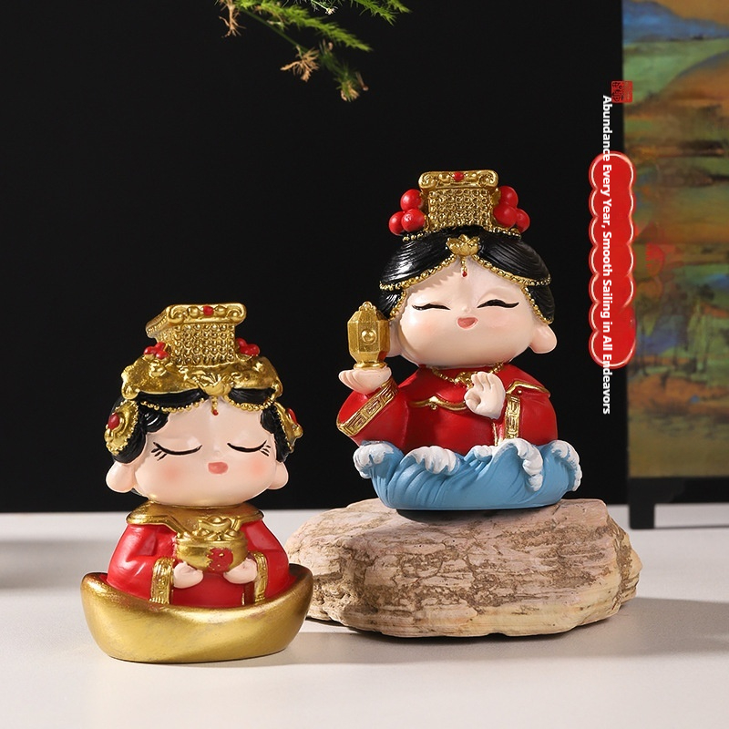 Chinese Style Mazu Resin Figur - Crafting Resin ulasan dan harga