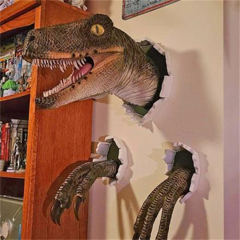 Dinosaur Ornaments Broken Wall - Resin Craft Ideas ulasan dan harga