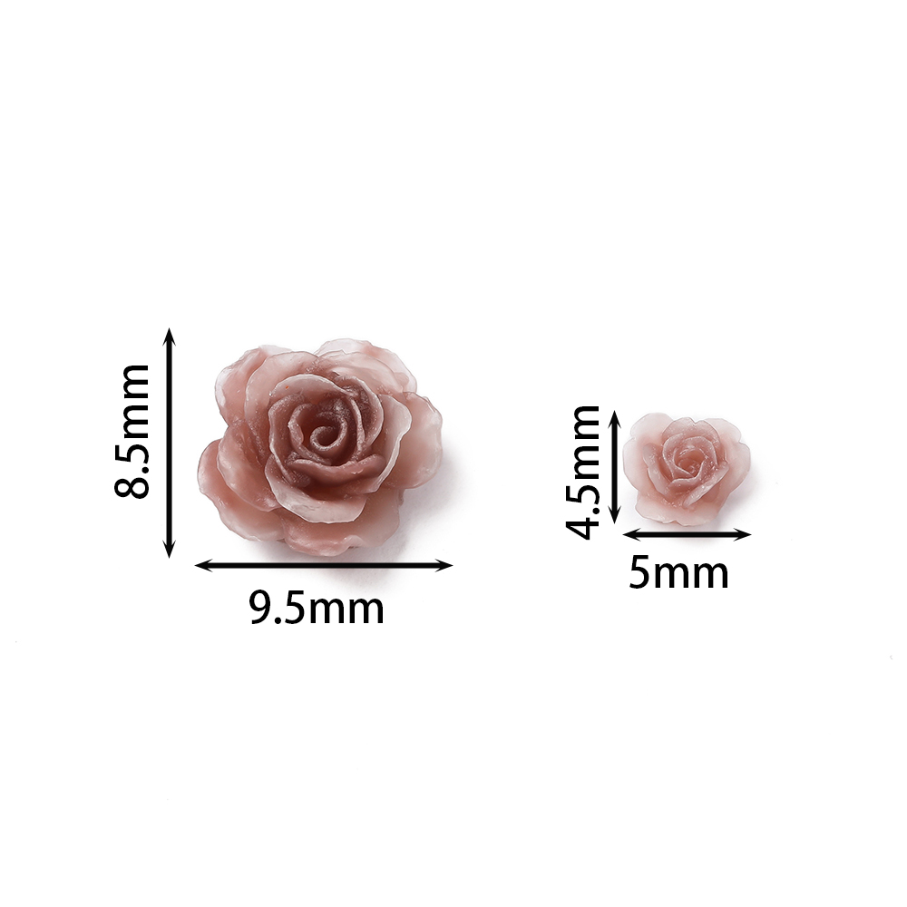 20/50pcs No Hole Resin Flower  - Resin Craft Ideas ulasan dan harga